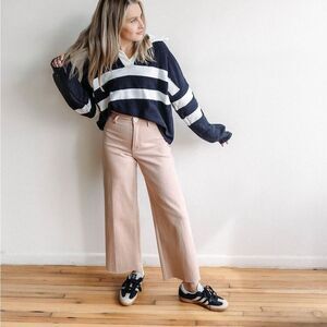 OAT NY High Rise Wide Leg in Vintage Rose (4/27)